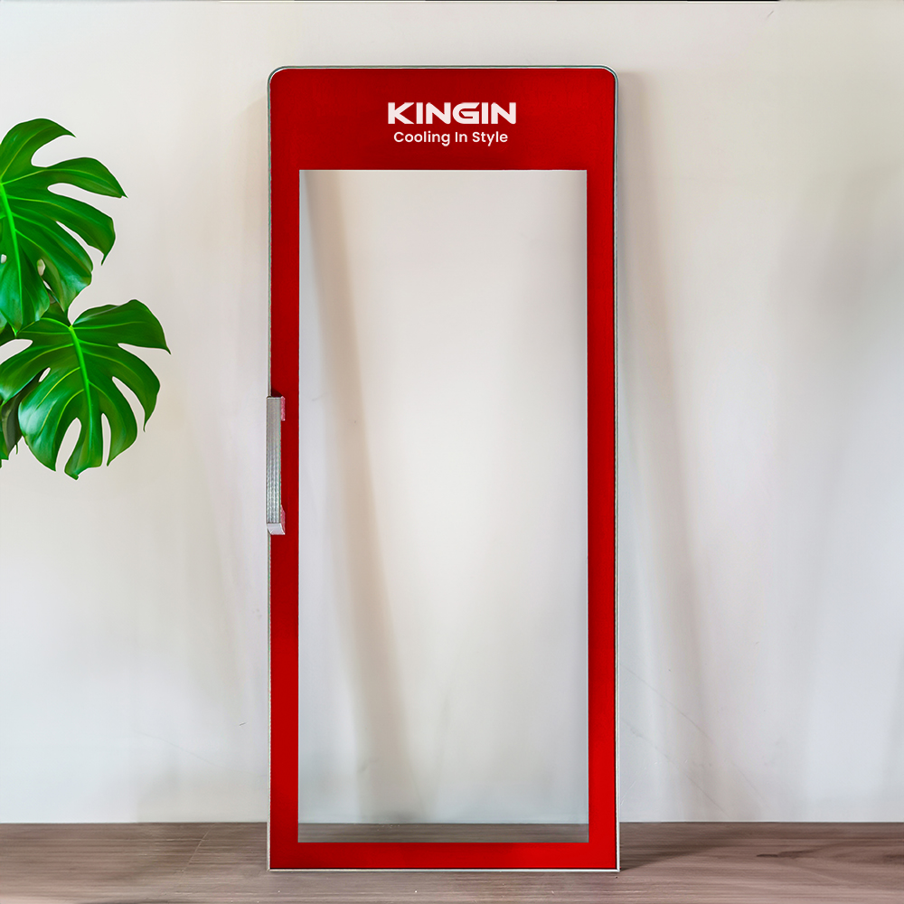Durable Round Corner Aluminum Frame Cooler Glass Door - Ideal for Mini Beverage Coolers