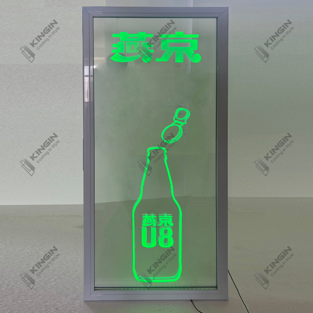 LED Display Wine Cooler Glass Doors with Custom Options