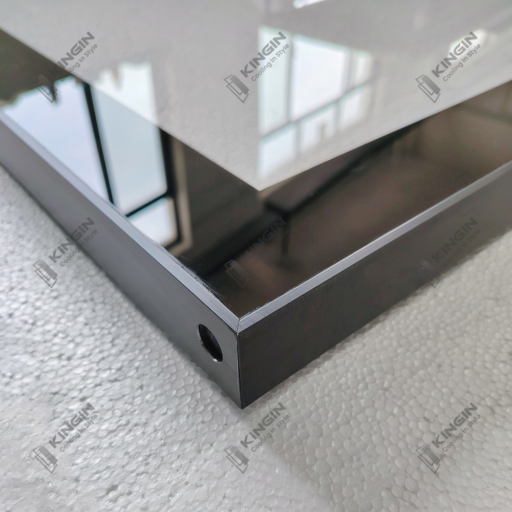 Factory Stainless Steel Mini Fridge Glass Door - Sleek Design